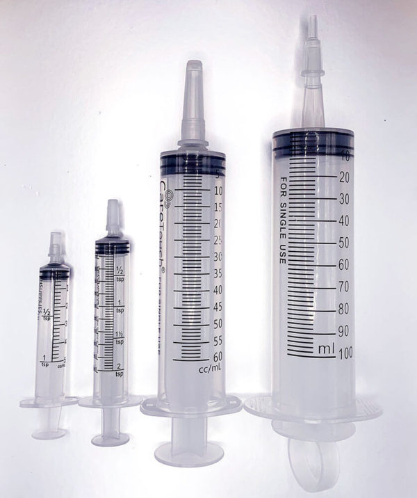 Syringes as an example of product container